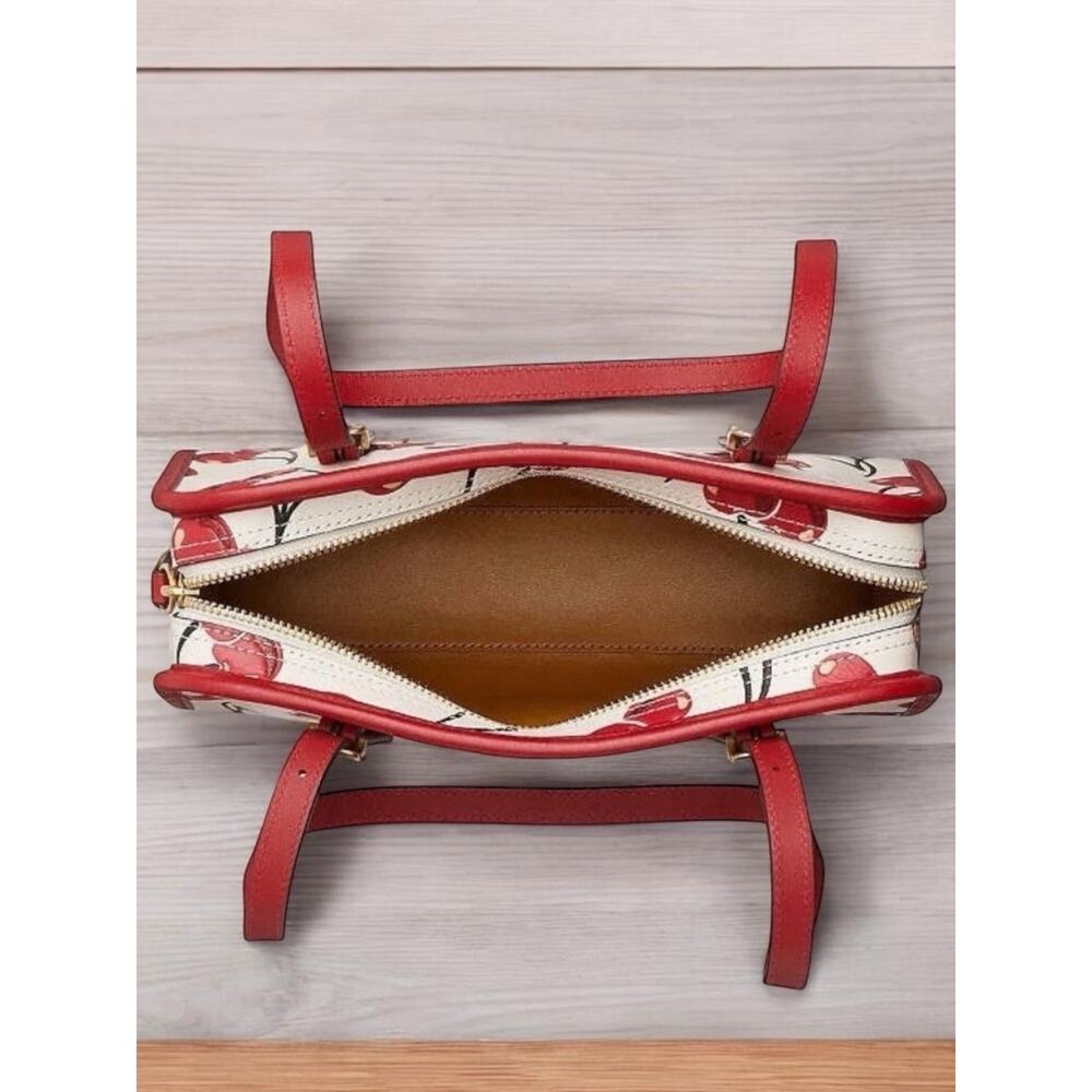 NWT Coach CZ494 Leather Cherry Swing Zip Shoulder Bag - Picture 4 of 10